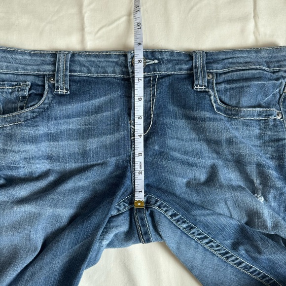BIG STAR Sweet Boot Ultra Low Rise Bootcut Jeans Medium Wash Size 32R - Picture 9 of 11